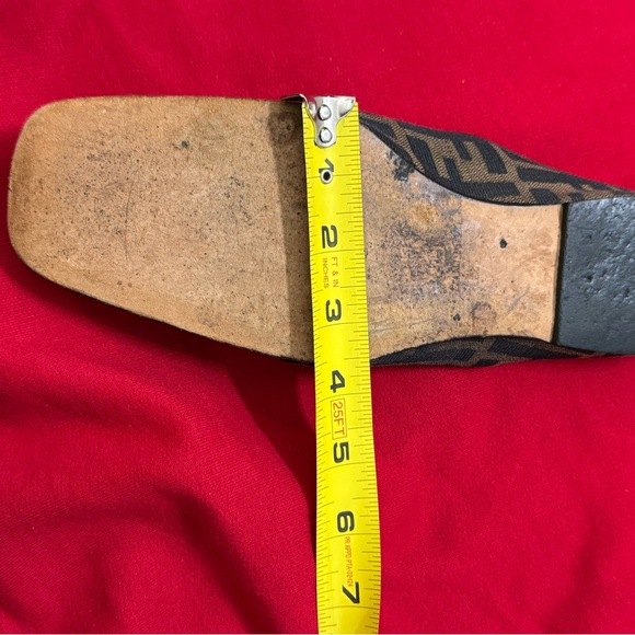 Fendi Women's Brown Slip-On Loafers - Picture 8 of 10